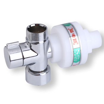 Kezitu happy dragon integrated interface large flow water distributor electric hot water faucet bath installation accessories 18-tube water distributor water distributor with insulation wall