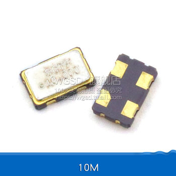 Dafuri 5032 active crystal oscillator 4-pin smd patch 4m 6m 8m 10m 12/16/20/24/ 25 10m (1 piece)