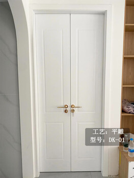 Wen yijia black french retro cream style double door master bedroom door room door wooden door painted door arch door balcony door dk-01/flat carving/1280