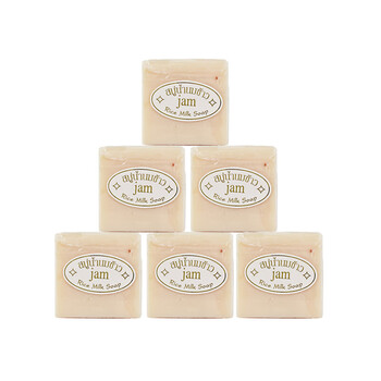 Jam thai original hand soap hand soap 60g each glutinous rice soap 60g*12 pieces