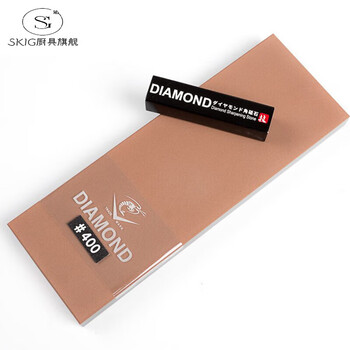 Smvp japan imported naniwa lobster brand diamond sharpening stone diamond particle sharpening petroleum stone sharpening rough grinding and repair transparent 400 mesh (repair, change the edge)