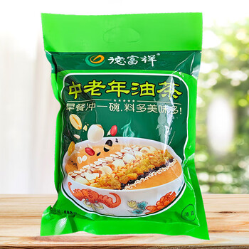 Defuxiang five-nut salty and sweet oil tea for middle-aged and elderly people, oil tea, oatmeal, nuts, dried fruits, breakfast drink powder, oil tea for middle-aged and elderly people 400g*1 bag
