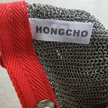 304 steel ring welded steel wire gloves anti-cutting anti-cut fish killing five finger metal oyster chainmail gloves five finger style---single price---usable for both left and right hands xs