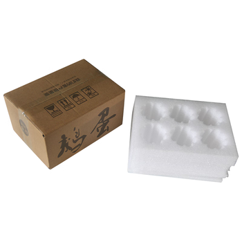 Goose egg packaging box shockproof box express special pearl cotton foam tray mailing 12 pieces goose egg tray packaging box z 6 pieces goose egg tray + carton 1 set