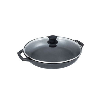 Lodge rocky cast iron pot frying pan stew pot not easy to stick 12 inches 30cm lc12ep us direct mail