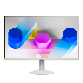 Quasi-new product aoc 27-inch ips wide color gamut 120hz hdr low blue light and no flicker energy-saving certification micro-edge elegant white ultra-thin office gaming computer monitor 27b30h/bw