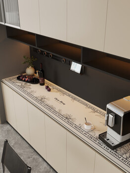 Vanmbo light luxury and high-end tv cabinet sideboard table mat countertop protective mat shoe cabinet wine cabinet anti-dirty tablecloth entrance mat medieval rainforest customized table mat of the same style contact customer service