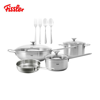 Fissler german fissler rex pot set small frying pan spoon fork soup pot milk pot wok set pot wok set