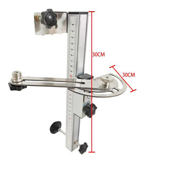 Wenzhi craftsman universal rotating level wall mounting bracket lifting support thickened aluminum alloy laser ceiling artifacts upgraded universal level hanging bracket 30cm