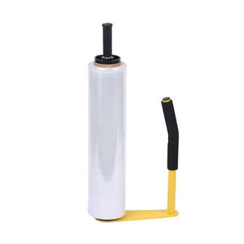 Stretch film handle thickened manual film wrapper hand-held film wrapper hand guard special stretch film tool thickened and durable type-yellow