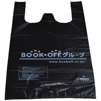 Disposable black kitchen garbage bag thickened seafood aquatic vest bag opaque bag thickened 6 silk 100 pieces 35*58 thickened 6 silk screen printing black english