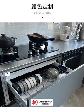 Zhongyi cabinets shanghai kitchen cabinets are overall custom-made 304 stainless steel thickened countertops household stoves old ones replaced with new ones 304 stainless steel countertops 1.5mm thick 1.45mm 1 meter