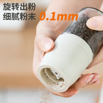 Home katei story japanese pepper grinder household kitchen manual black and white pepper sea salt grinding bottle artifact freshly ground seasoning bottle grinder 1 pack