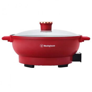 Westinghouse whg1501b multifunctional cooking pot electric hot pot knob temperature adjustment non-stick coating 5lwhg1501b multifunctional material functional cooking pot