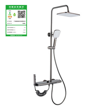 Leap bunny leap bunny t3090qh gun gray supercharged shower set