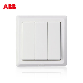 Abb panel deyi white 86 five-hole three-hole 16a switch socket set three-open single control ae103