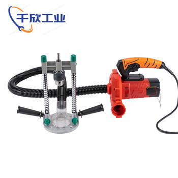 Tezhong electric drill stand hand drill converts to bench drill lithium electric drill multifunctional adjustable vertical positioning drilling auxiliary tool upgraded stand + dust cover + vacuum cleaner