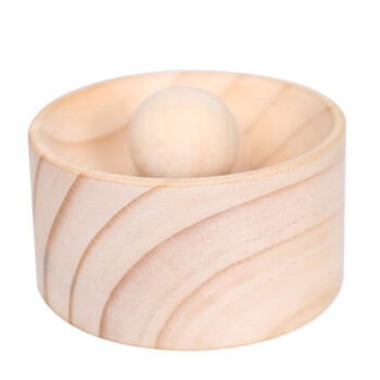 Rice tribe's new dumpling maker wooden round kitchen household dumpling wrapper artifact mold with water-coated skin. dumpling wrapper artifact 1 piece with ball + base