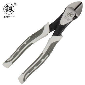 鰰fukuoka tools labor-saving multifunctional diagonal pliers industrial grade diagonal pliers electrician off-nose pliers