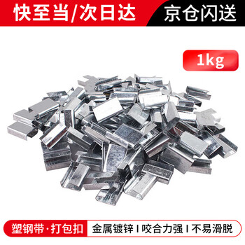 Bingyu anti-slip plastic steel buckle 1608 galvanized packing buckle pet plastic steel strap packing buckle 1kg byt-346