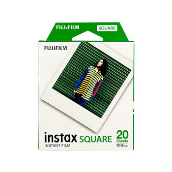 Fujifilm instant photo paper is suitable for minise/11/12/99 white edge/color edge photo paper sq square wide wide series photo paper sq square white edge 20 sheets