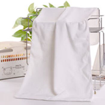 Special towels for housekeeping and cleaning, hotel kitchen cleaning rags, absorbent, lint-free, thickened, floor wiping and glass 30*70 white 5 pack