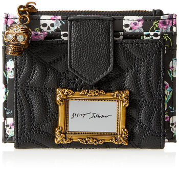 Betsey johnsonbetsey johnson spider bifold wallet black one size