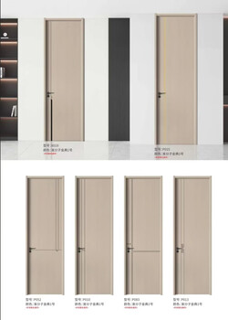 Paint-free bedroom door, room door, interior door, all-aluminum wooden door, office door, solid wood door set door, wooden door, carbon crystal door, other styles and colors, please consult customer service for customized atlas.