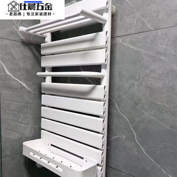 Qinkai radiator copper-aluminum composite bathroom radiator small back basket bathroom radiator wall-mounted small back basket new copper-aluminum composite 8040 (frame + frame) white