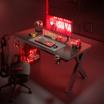 Mansfield (msfe) computer desk gaming desk desktop x series double desk office desk study desk robotic arm solid wood ecological board