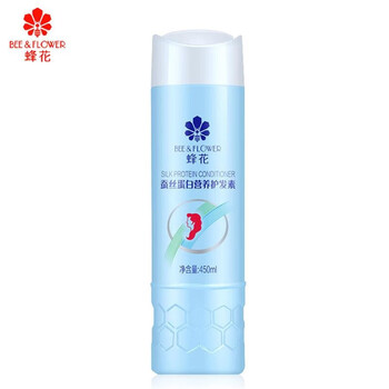 Bee&flower bee flower conditioner wheat protein nutritional smooth olive moisturizing hair repair improves frizz 450ml silk protein 450ml no specifications