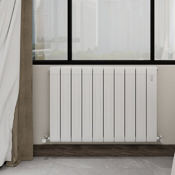 Jinnuanwang radiator household water heating radiator bathroom self-heating central heating wall-mounted copper-aluminum water heating copper-aluminum composite 85*75- 300mm*1 column