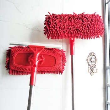 Housekeeping, cleaning and sanitary mop, ceiling cleaning, wall tile surface cleaning, household kitchen ceiling extension, cleaning glass bed bottom artifact, 2 poles and 2 mops, with 2.5 meters thick telescopic pole