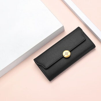 Goldlion women's wallet gift box retro simple long wallet new year's gift