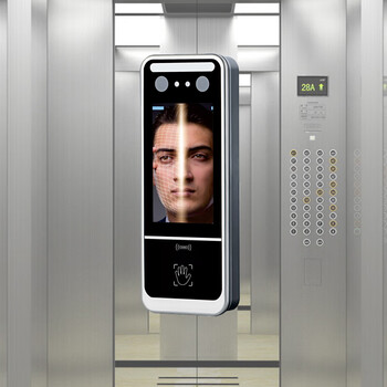 Elevator embedded face, fingerprint password swipe card qr code floor access control, cloud platform controller 002 face password swipe card without hierarchical control