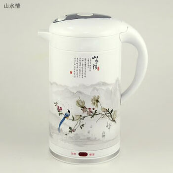 Household thermal insulation electric kettle 304 stainless steel constant temperature kettle automatic power-off, anti-scalding and anti-dry burning, large capacity 1ml shanshuiqing 0ml