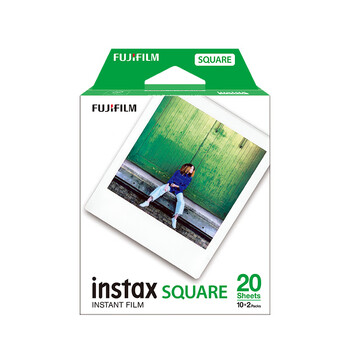 Fujifilm fuji instant imaging photo paper (instax) instax square square photo paper square photo paper double pack (20 sheets) set 2