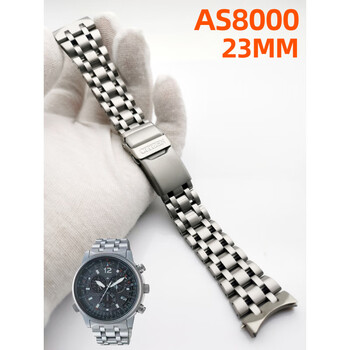 Original suitable for citizen titanium alloy watch strap air eagle bracelet blue angel men's titanium metal as8000 0mm