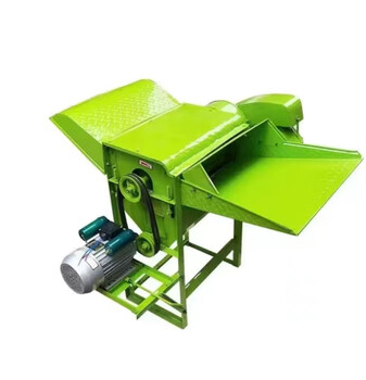 Wen yijia multifunctional thresher small agricultural soybean wheat rice sorghum rapeseed rice threshing household harvest 40 green thresher + motor