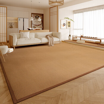 Xinglianxin bamboo mat 2026 new summer living room floor mat tatami thickened bamboo carpet home bedroom bay window mat rattan-qing tan for customization, please contact customer service