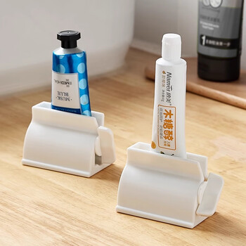 Home story (katei story) japanese toothpaste squeezing artifact clip pusher lazy household toothpaste holder facial cleanser bathroom manual squeezing toothpaste clip