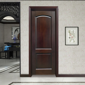 Begonia wood pure solid wood door, painted all-wood door, interior door, bedroom door set, door customization, new chinese style original wood door, begonia wood original wood door leaf with begonia wood door cover