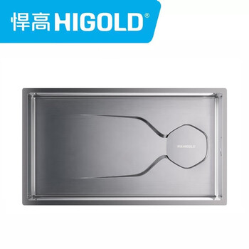 Higold ls1.0pro304 stainless steel handmade sink vegetable basin home kitchen large single sink 952496 952496t original color brushed
