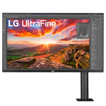 95% new lg 32un880k 31.5-inch 4k display type-c fast charging ergo ergonomic stand design portable office computer monitor