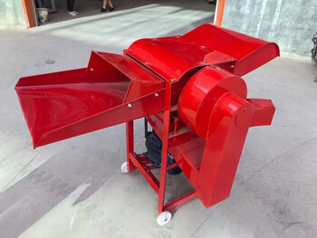 Wen yijia small household rice thresher 220v wheat thresher wheat rice sorghum soybean millet rapeseed grain 500 thickened model + high horsepower 4 kilowatt motor (