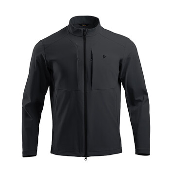 Dragon tooth hidden flying tiger tactical stand collar jacket spring black business executive jacket commuting anti-static stretch extreme night black xl 185/104a weight 170-190