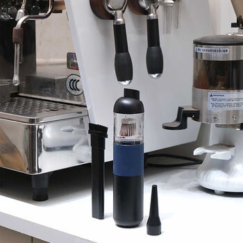 Coffee powder vacuum cleaner bar table gap cleaning wireless handheld grinder cleaning powder suction device blowing and sucking coffee powder vacuum cleaner