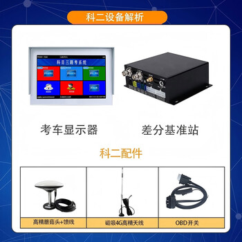 Yiyi tongke section 2, section 3, electronic road test instrument, driving school simulator, automatic positioning, broadcasting, judging and deducting points throughout the entire process, car