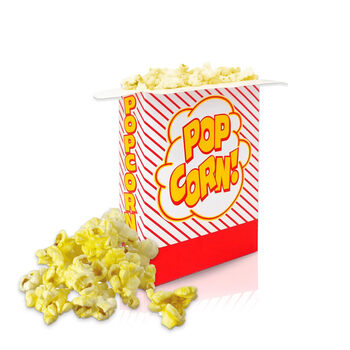 Concession essentials 35g disposable paper popcorn packaging box for individual meals