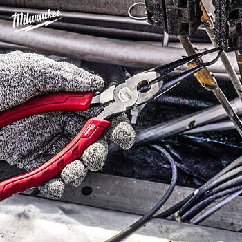 Miwaki imported needle nose pliers 8-inch needle nose pliers multifunctional electrician pliers industrial grade 48-22-6101